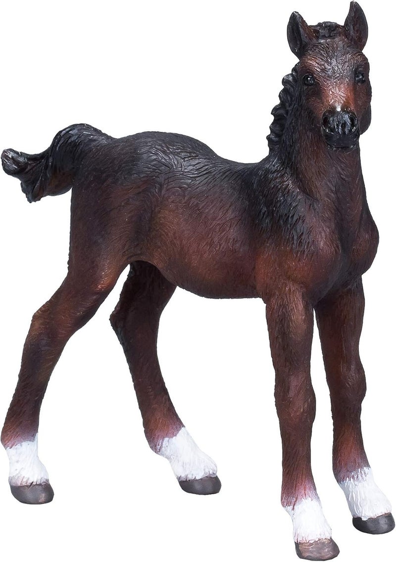 MOJO Hanoverian Foal Bay Realistic Equestrian Horse Club Hand Painted Toy Figurine, 381018 - Image 2